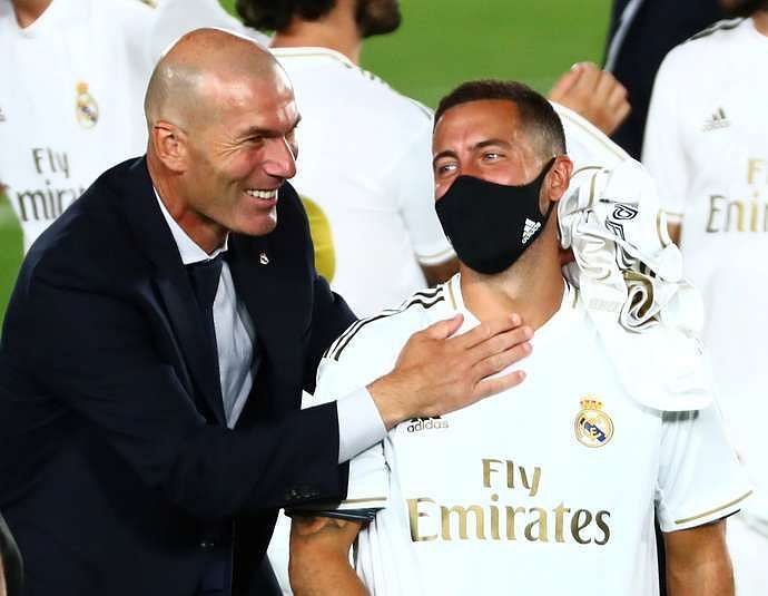 Real Madrid's summer signing Eden Hazard saw his season plagued by injuries